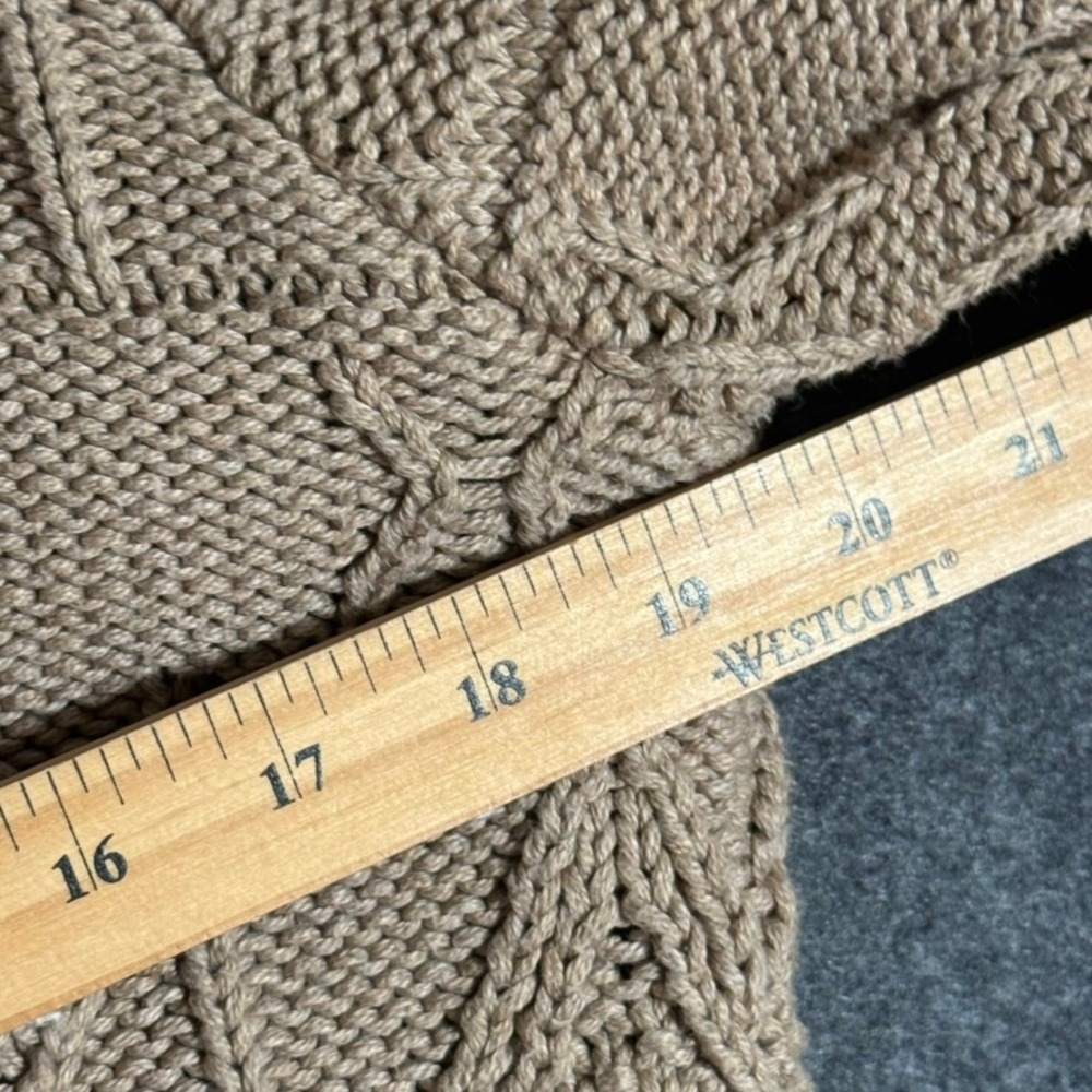 Wallace Barnes Shawl Collar Knit Sweater Beige Organic Cotton Shawl Neck Mens S - Picture 12 of 14